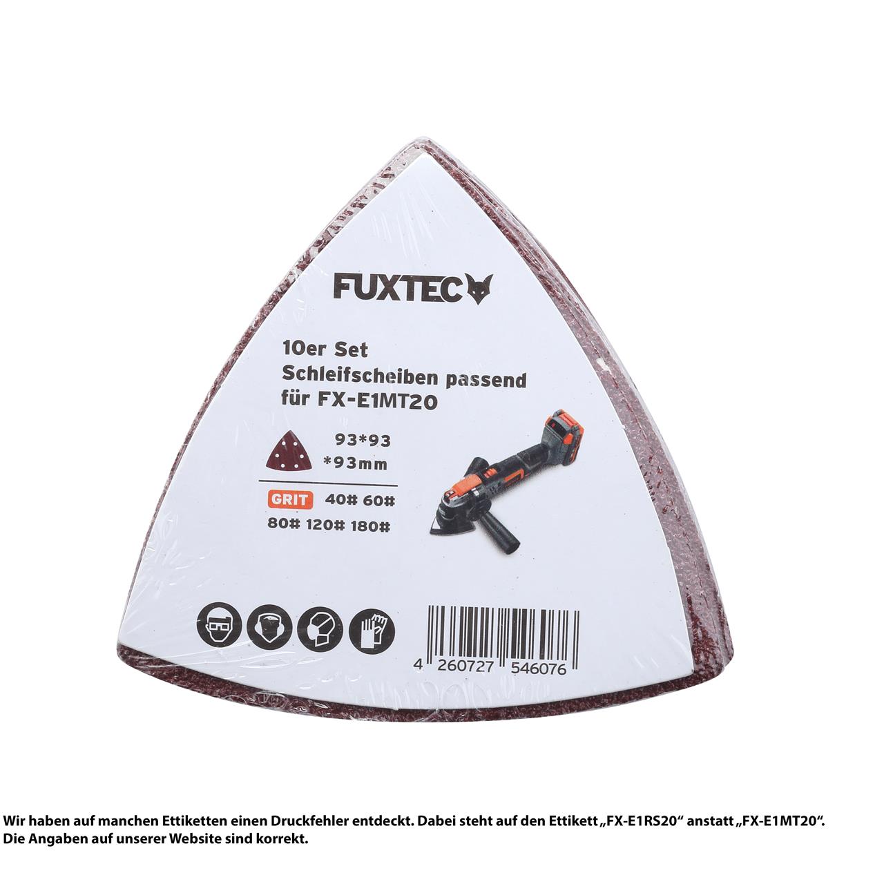 Brusné kotouce vhodné pro FX-E1MT20 v 5 zrnitostech (10 kusu)