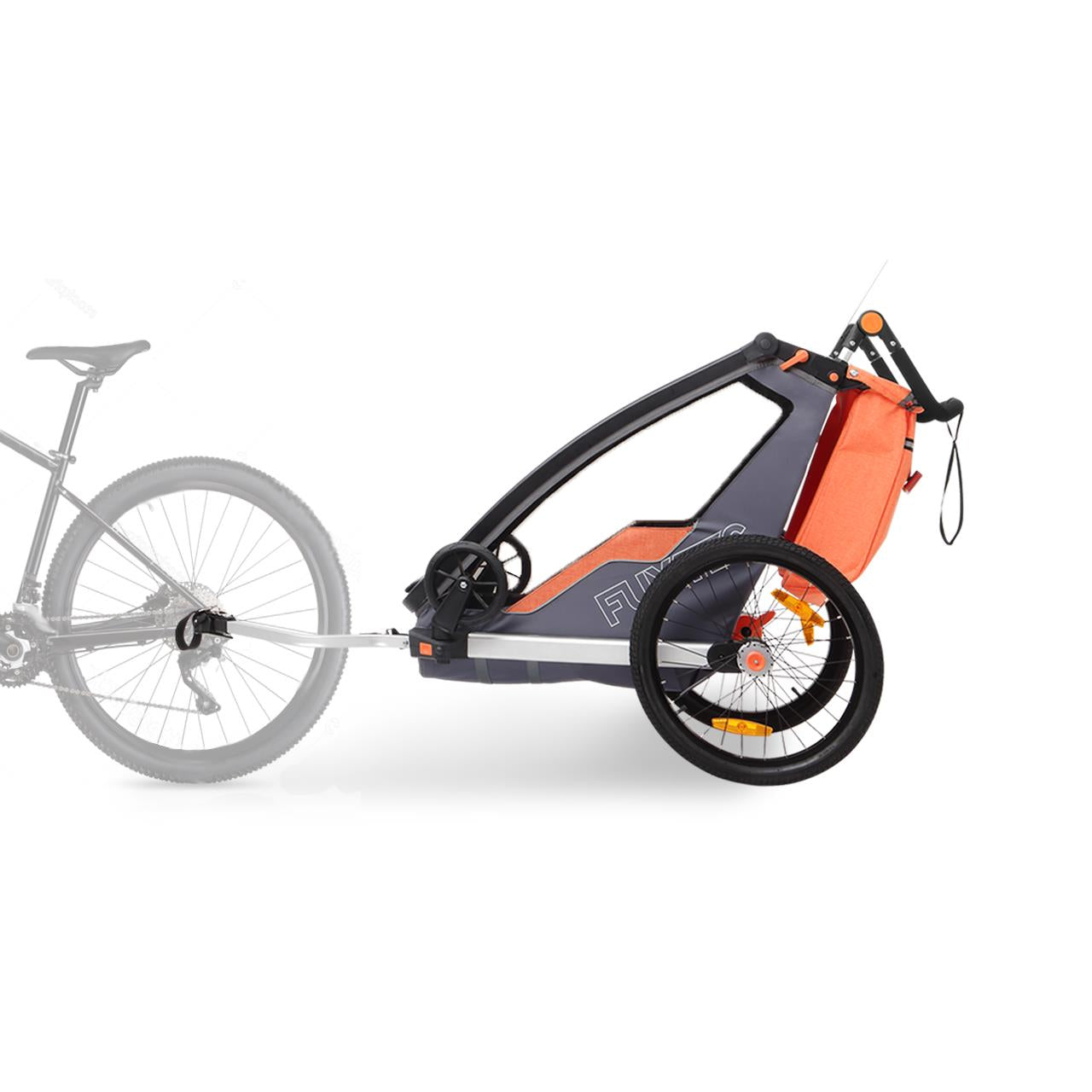 Prívesný vozík za jízdní kolo FUXTEC FX-FA1 s koleckem pro jogger