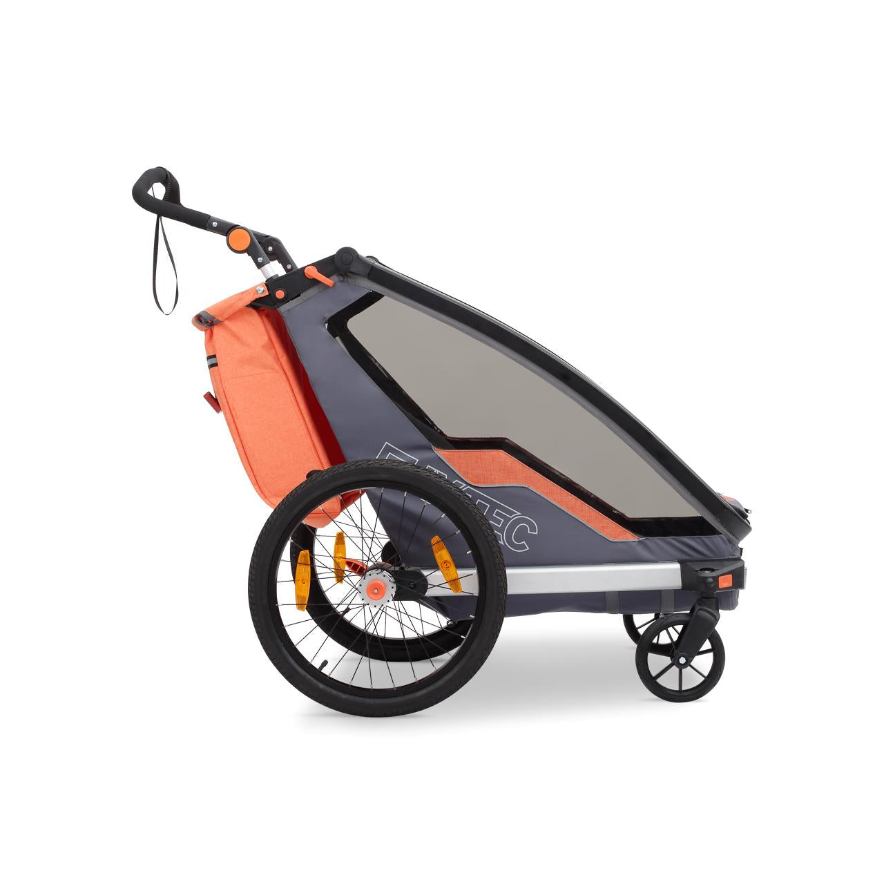 Prívesný vozík za jízdní kolo FUXTEC FX-FA1 s koleckem pro jogger