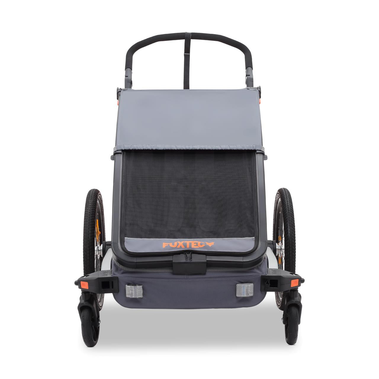 Prívesný vozík za jízdní kolo FUXTEC FX-FA1 s koleckem pro jogger