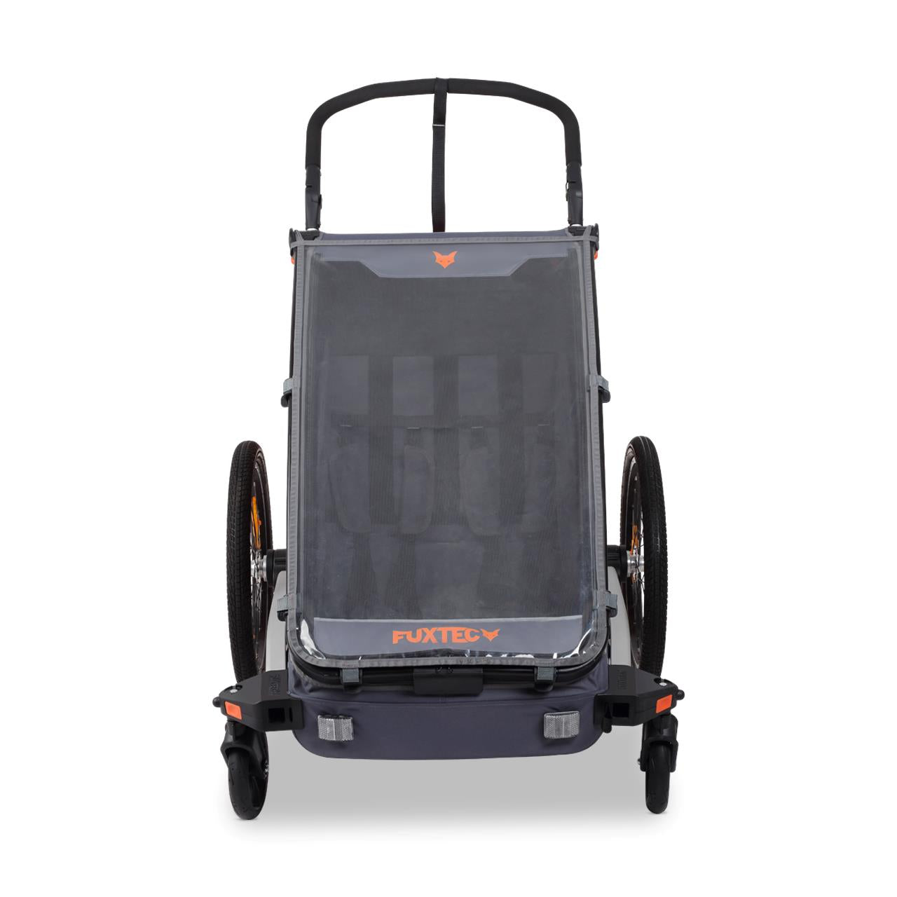 Prívesný vozík za jízdní kolo FUXTEC FX-FA1 s koleckem pro jogger