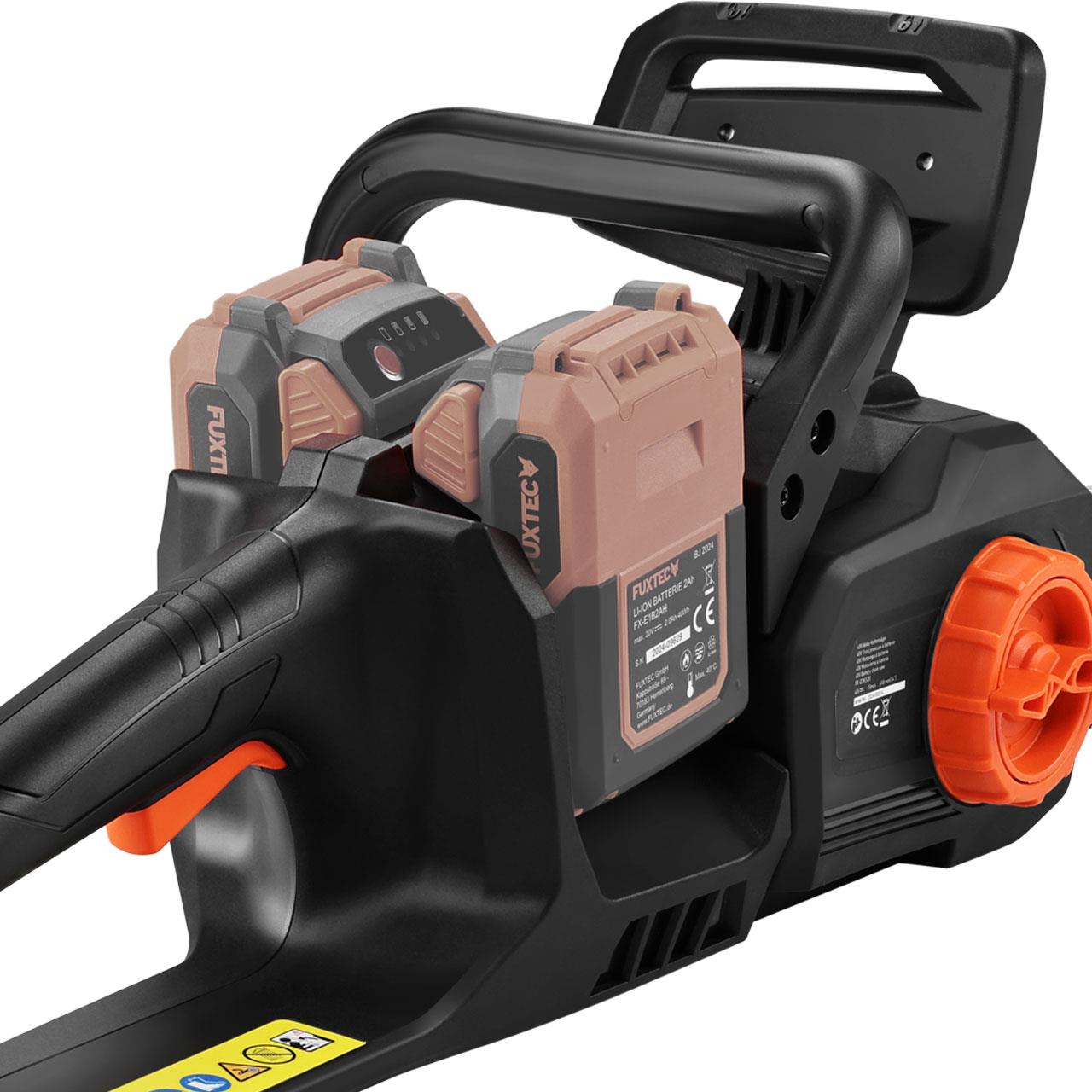 Akumulátorová retezová pila FUXTEC 2x20V FX-E2KS bez baterie a nabíjecky