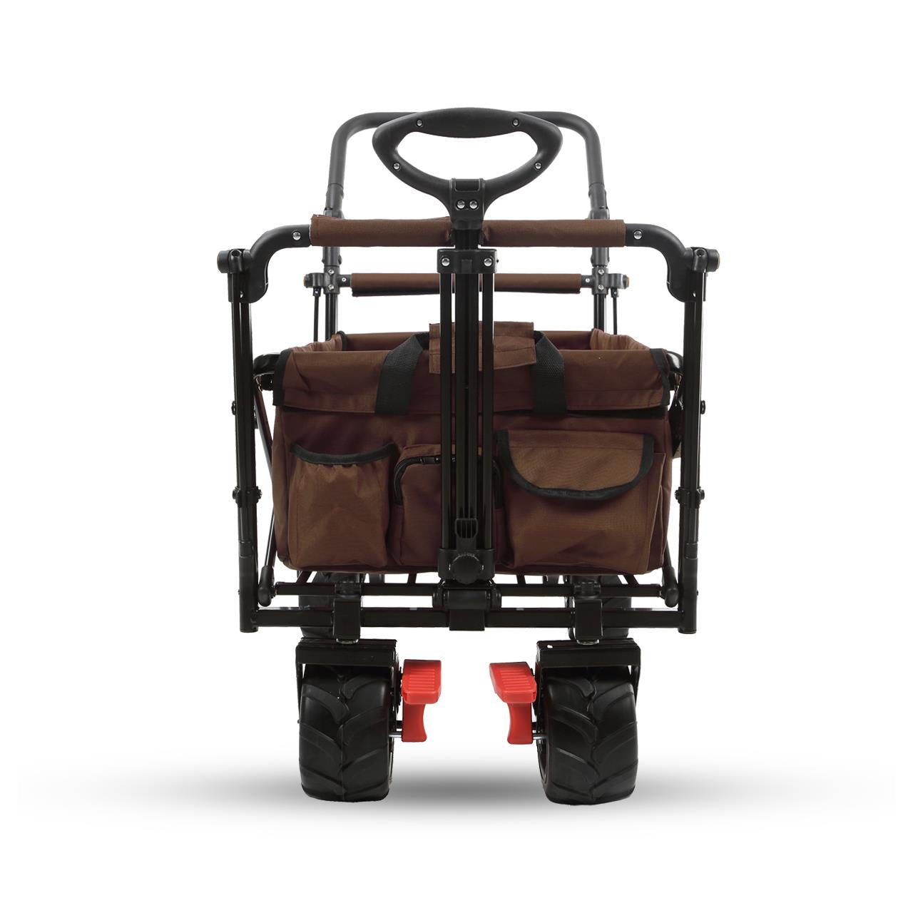 B-Ware FUXTEC Strand-Bollerwagen FX-CTB800 mit UV-geschütztem Sonnendach,Schiebegriff & Innenraumverlängerung