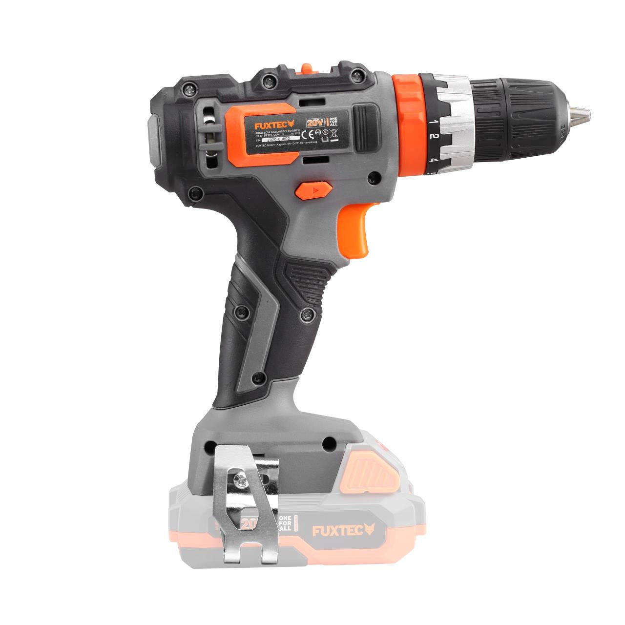 Akumulátorová príklepová vrtacka FUXTEC 20V FX-E1SBS20 bez akumulátoru, bez nabíjecky